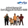 Jadwal Tayang RTV Hari Minggu, 12 November 2023