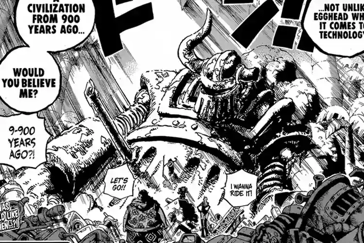 Spoiler One Piece 1099: Mengungkap Misteri Kebangkitan Robot Kuno di Pulau Egghead