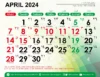 Kalender Bulan April 2024, Cek Kalender Hijriah 2024 atau 1445 H, Cari Tahu Tanggal Awal Puasa, Lebaran atau Idul Fitri/ Tangkap Layar Kemenag
