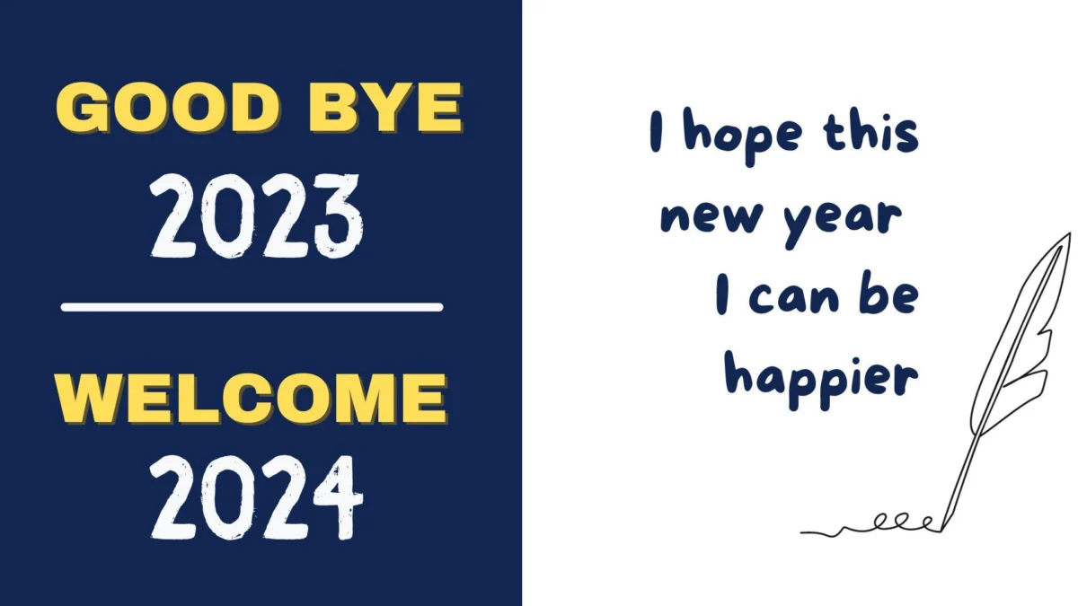 Contoh Quotes Good Bye 2023 Welcome 2024 Terbaru Bahasa Inggris dan Indonesia/ Canva
