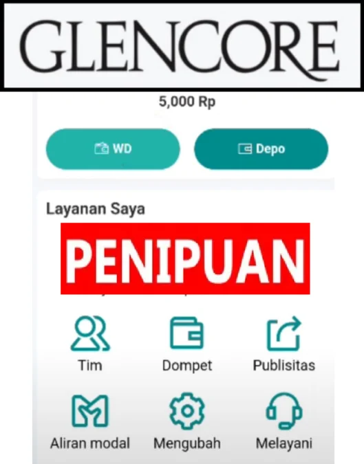 Glencore Indonesia Aplikasi Penghasil Uang Apakah Aman atau Penipuan?