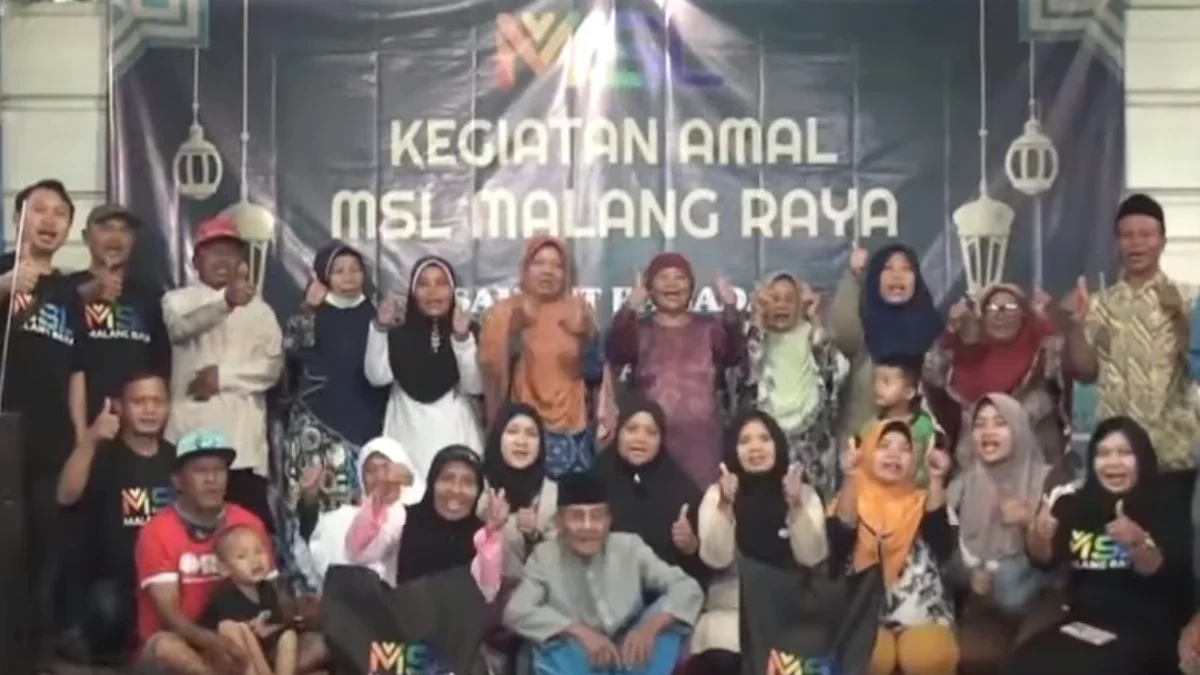 Tangkapan layar Youtube aplikasi MSL yang menggelar aksi amal di Malang.
