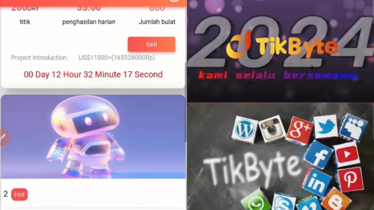 Aplikasi TikByte Indonesia Benar Penghasil Uang? Ini Faktanya