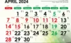 Cek apakah 1 April 2024 masih libur atau tidak? Ini kalender hijriah dan masehi April 2024/ Dok. Kemenag